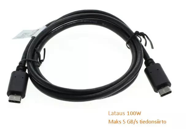 OTB USB-C 3.0- USB-C 3.0 - USB-PD 100W johto 1,2m - Puhelimen johdot, sovitteet ja laturit - 42055 - 1