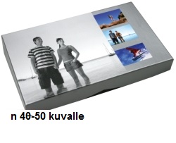 Silverline Fotoboksi, 10x15 ohuempi, 40 kuvalle - Työkuoret, suurennuskuoret, pakkaustarv - 27016 - 1