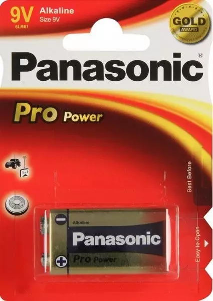 Panasonic 9V, 6LR61, LR-61 Neppariparisto (palovaroitin malli) (18) - Paristot ja nappiparistot - 24606 - 2