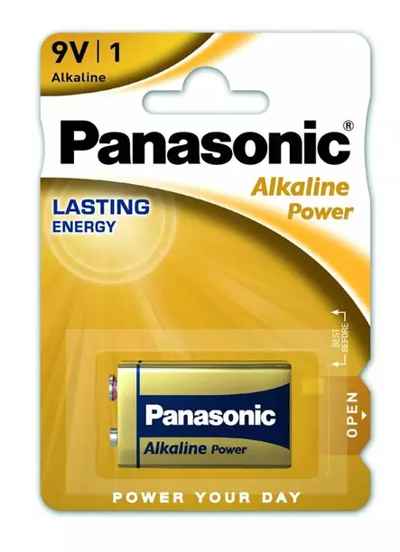 Panasonic 9V, 6LR61, LR-61 Neppariparisto (palovaroitin malli) (18) - Paristot ja nappiparistot - 24606 - 1