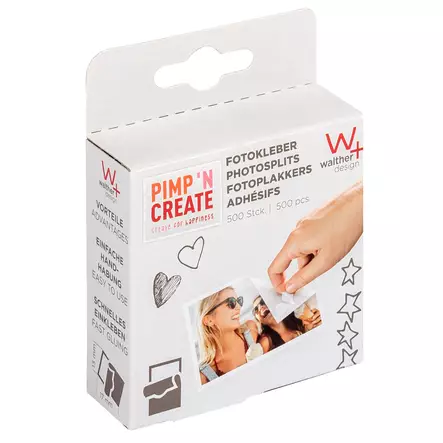 Valokuvatarra, 500 kpl (12) - Tarvikkeet kuvien kiinnitykseen - 25386 - 1