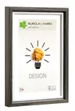 Unika 15x20 harmaa/valk. puukehys - Design kehykset - 40066 - 2