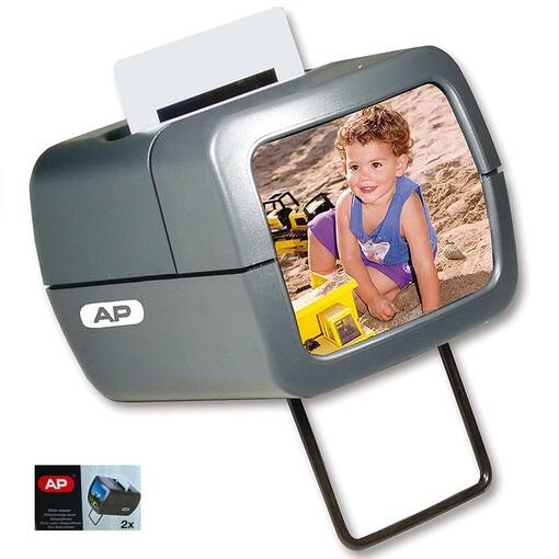 AP diankatselulaite 2x suurennos, paristokäyttöinen - Negojen ja diojen arkistointi - 39206 - 1