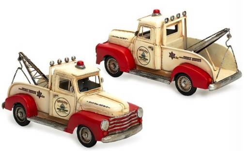 Hinausauto koriste, iso 34x15,5x14cm - Peltikyltit ja metallikoristeet kuville - 37806 - 1