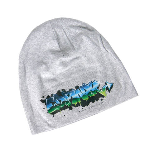 Puuvillatrikoo pipo Harmaa - Puuvillatekstiilit - 34246 - 1