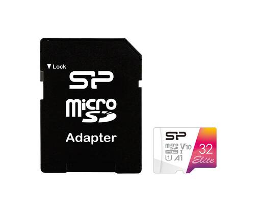 SiliconPower 32GB MicroSD Elite UHS-1 Class10 sovitteella - SD-kortit ja MicroSD-kortit - 40456 - 1