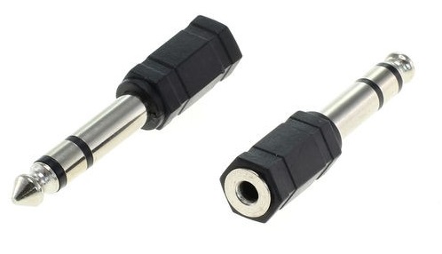 Sovite 3,5mm -> 6,5mm ( 1 kpl ) - Studiosalamat, -laukut, -laukaisimet - 36866 - 1