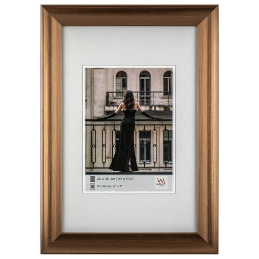 Venice leveä ps kehys 40x50 cm, pronssi - Litteät ja pyöristetyt kehykset - 40896 - 51