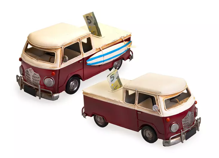 Avopaku t.punainen - 27x12x13cm, säästölipas - Peltikyltit ja metallikoristeet kuville - 41216 - 1