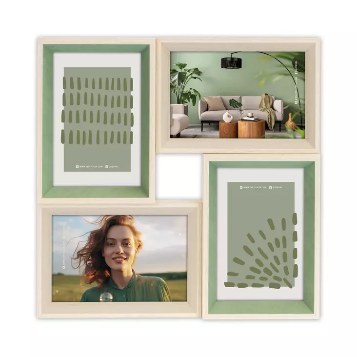 BLAISY 4Q 4x 10x15 4-kuv.monikuvakehys (29,5x29,5) - Monikuvakehykset - 42486 - 1