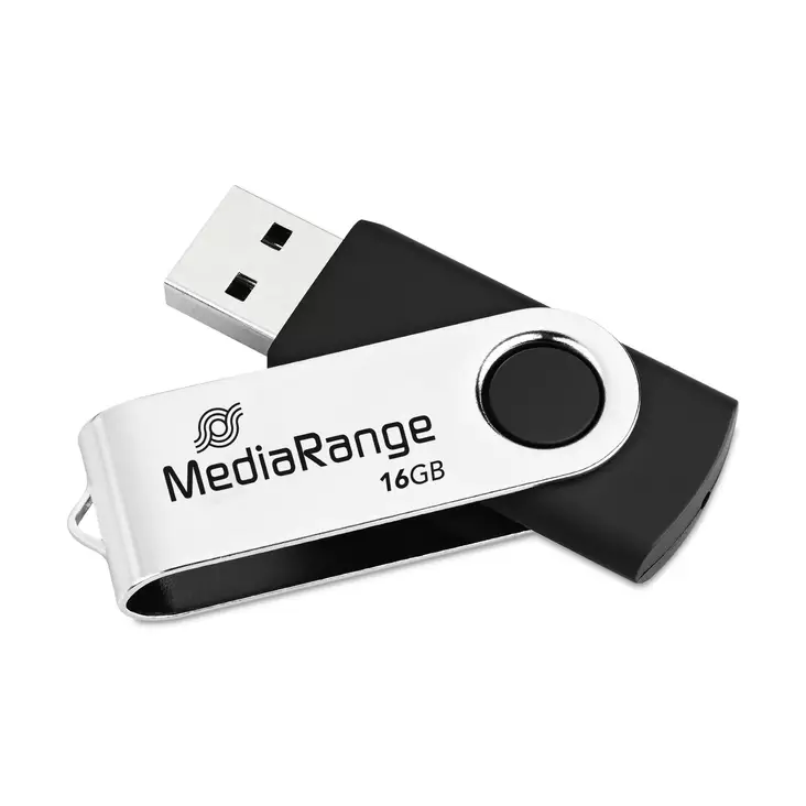 MediaRange USB 16GB MR910 2.0 - USB-muistit - 42696 - 1