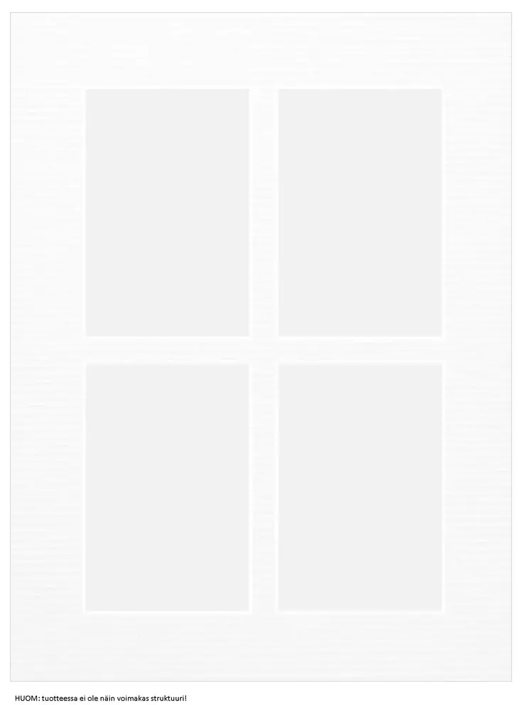 Paspatuuri 30x40 / 4x 10x15 valkoinen - Paspatuurit ja viimeistelytuotteet - 41416 - 1