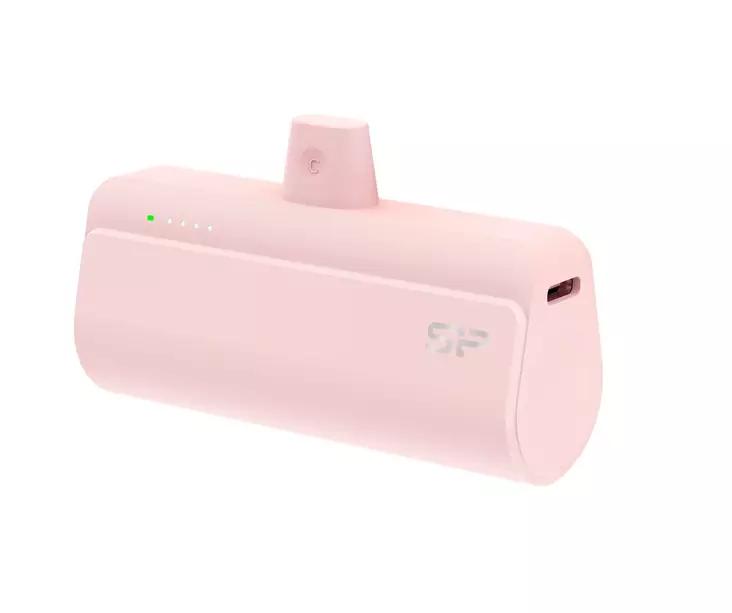 QD50 Powerbank PINK, USB-C 20W PD 5000mAh - huippunopea - Lahjavinkit isälle - 42506 - 1