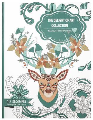 Aikuisten värityskirja, 21x28cm, 40s - BLACK FRIDAY  - 38757 - 1