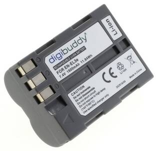 Akku NIKON EN-EL3e yhteensopiva, 1600mAh - Kamera- ja videoakut - 36787 - 1