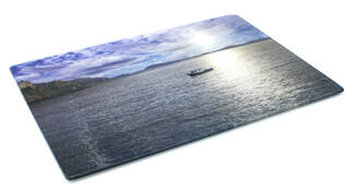 Lasinen leikkuualusta, 200x285mm, kumitassuilla - Sisustustuotteet sublimaatiopainatukseen - 26127 - 1