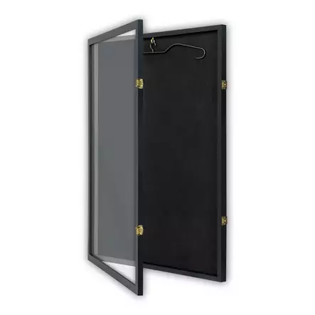 JERSEY 59x79 musta tilakehys pleksilasilla - pelipaidalle - Tilakehykset - 41987 - 2