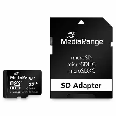 MicroSDHC- muistikortti 32GB Class 10 sovitteella - SD-kortit ja MicroSD-kortit - 42897 - 2