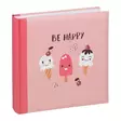 Be Happy lapsialbumi 26x25 cm 50 sivua - rosa - Vauva-albumit ja lapsialbumit - 42247 - 1