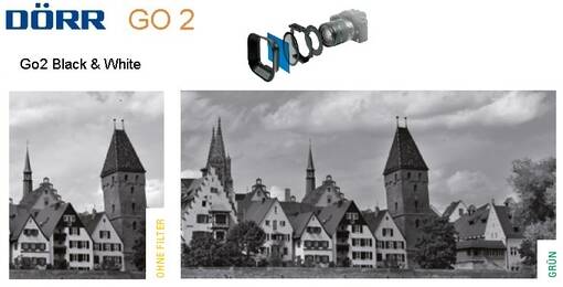 DÖRR Go2 Musta&Valko suodin vihreä -green - Käsisalamat, diffuussorit ja tarvikkeet - 36447 - 1