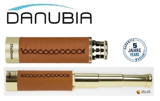 DÖRR taskukaukoputki 25x30, messinki, nahka - Kaukoputket - 31157 - 1