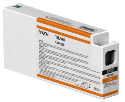 EPSON T824A Orange 350ml P7000/P9000 - Mustesuihkutulostimiin värit - 34837 - 1