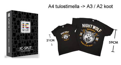 IC SPLIT ohjelma (muut, ilman rip) -tilaustuote - Lasertulostimet, värit ja Rip-ohjelmat - 36907 - 1