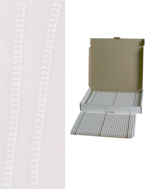 Kalenteriteräskierre 1/4, 6mm (100kpl) ohuemmalle paperille - Kalentereiden valmistukseen - 26537 - 1