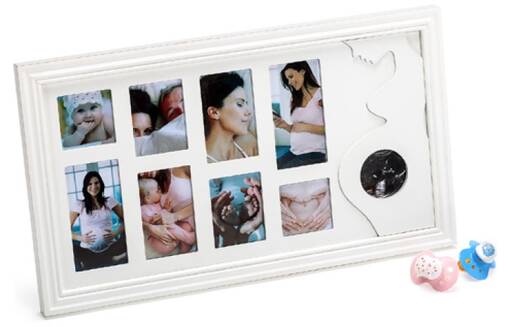 Odotusajan 9-kuukautta puukehys 42x24cm (tarjous 2 kpl) - Vauva-albumit ja lapsialbumit - 37347 - 1