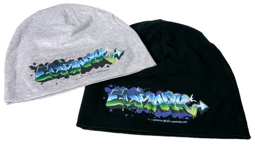 Puuvillatrikoo pipo Musta - Puuvillatekstiilit - 34247 - 1