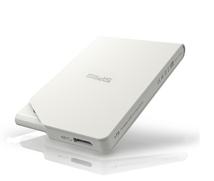 SiliconPower Stream S3 usb 3, 1T valkoinen kovalevy - Kortinlukijat, kovalevyt, kotelot - 27987 - 1