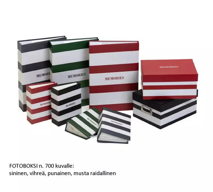 Fotoboksi Apart Memories 700:lle kuvalle - Kuvalaatikot, vieraskirjat, kuvataskut - 41437 - 1