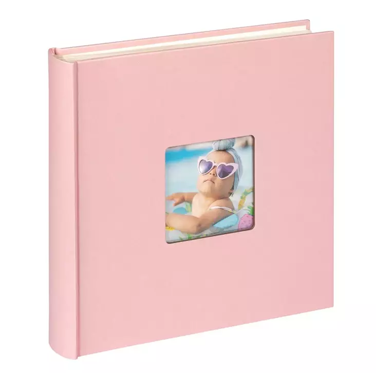 Fun album PINK 30x30 cm, 100s kuva-aukolla - Klassiset valokuva-albumit - 42357 - 1