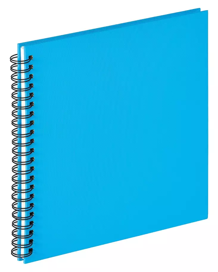 FUN spiraalialbumi 30x30cm 50s - ocean blue - OUTLET valokuvaukseen ja kuville - 41367 - 1