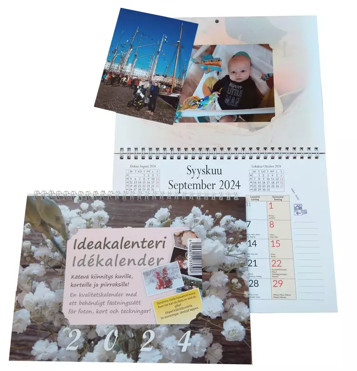 Ideakalenteri 2026 omille kuville TASKUILLA - Kalentereiden valmistukseen - 42467 - 1