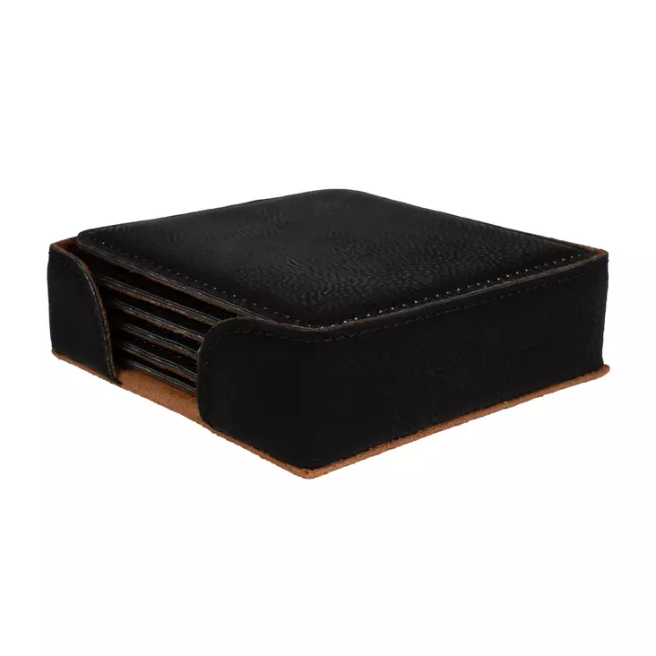 Laser - Lasinalunensetti 10x10 musta keinonahka - Laserkaiverrukseen tuotteet - 42207 - 1