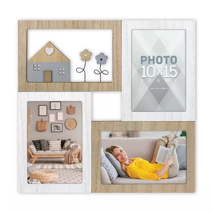 Malcesine 3x 10x15 monikuvakehys (29,5x29,5) - BLACK FRIDAY - 41747 - 1