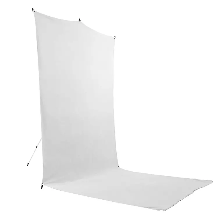 SAVAGE Travel Kit 1,52x3,66m - valkoinen - Läpivalaistavat, vinyyli- kangastaustat - 40567 - 1