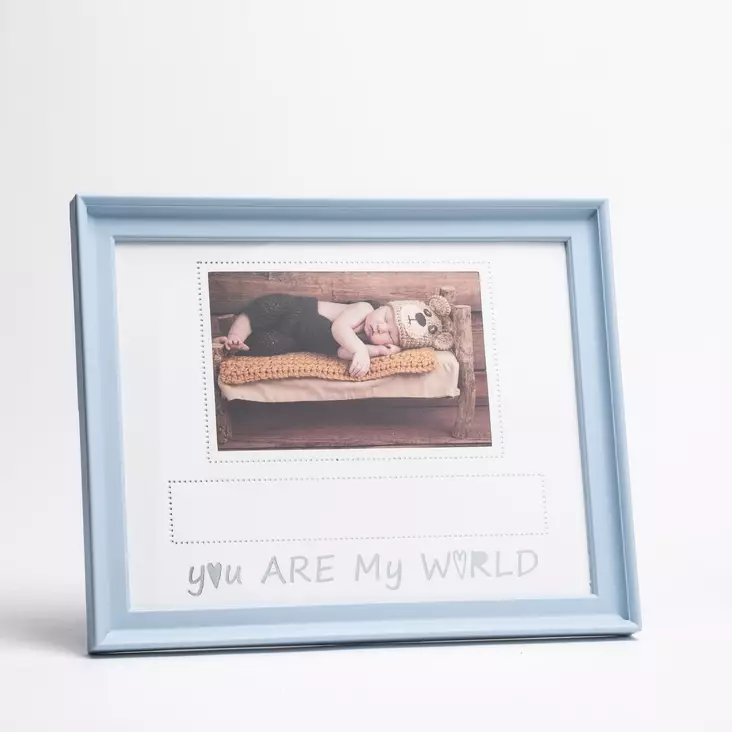 "Special" vauvakehys 10x15 / 22x27,5 cm v.sininen - Lastenhuoneeseen ja kastelahjakehykset - 41357 - 1