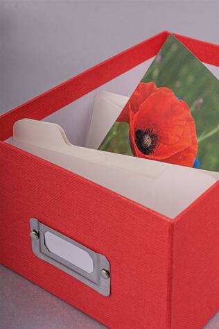 Fotoboksi UniTex PUNAINEN 700 10x15 - Kuvalaatikot, vieraskirjat, kuvataskut - 40688 - 1