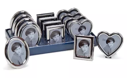 Minikehyslajitelma sydän, neliö, ovaali - (12kpl/display) - Passikuville, passikuvataskut - 41048 - 1