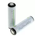 Li-Ion akku 18650 tuplapakkaus (=2 KPL) , 2600mAh + kotelo - Kamera- ja videoakut - 37058 - 2