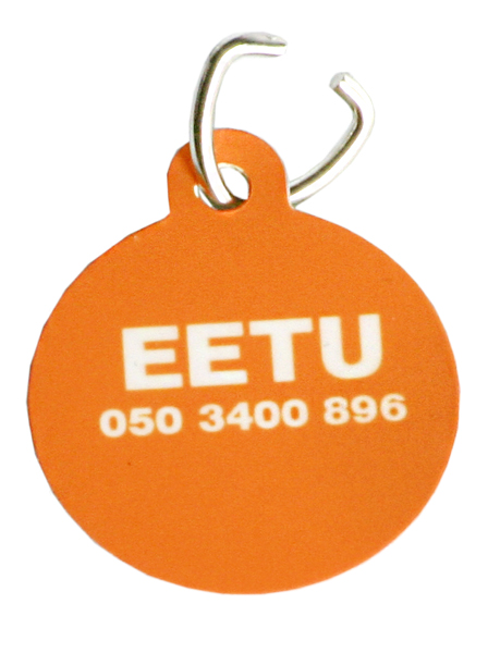 Alumiinimerkki pyöreä, halkaisija 32mm (Tarjous -20%) - Avaimenperät, magneetit, merkit - 26218 - 1