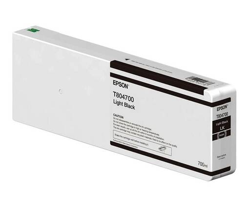 EPSON T8047 LK Light Black 700ml P7000/P9000, C13804700 - Mustesuihkutulostimiin värit - 39018 - 1