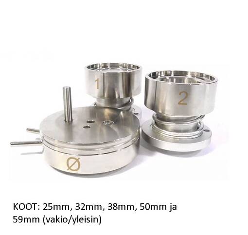 FLEXI 900 rintamerkkikoneen muodit - (hinta per koko, valitse koko) - Rintamerkkilaitteet ja tarvikkeet - 40438 - 1