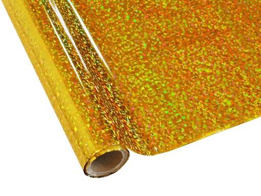 Folio kuumapainatukseen kulta glitter GOMP05, 30cm x 12m - Metallifoliot kuumapainatukseen - 37818 - 1