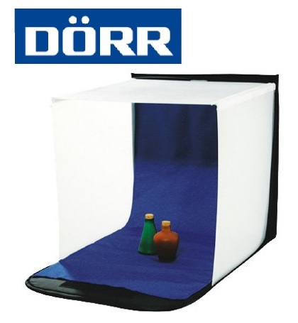 Kuvausteltta 45x45cm valkoinen, sin.tausta (laukkumalli) - Tuotekuvaukseen kuvausteltat ja setit - 23938 - 1