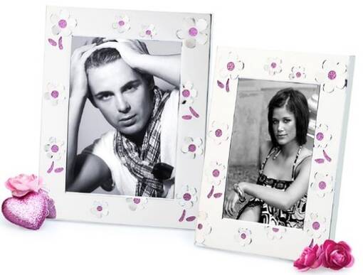 La Coruna 10x15 - hopea-lila aplikaatiolla - erä - Hääkehykset, loveaiheiset kehykset - 36638 - 1