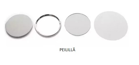 Rintamerkki PEILI 59mm (25kpl) - Rintamerkkilaitteet ja tarvikkeet - 38228 - 1