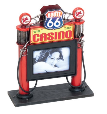 Route 66 tankkauspaikka 28,5x24x9 - Peltikyltit ja metallikoristeet kuville - 37308 - 1